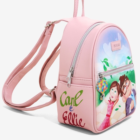 NWT DISNEY PIXAR UP CARL & ELLIE LOUNGEFLY MINI BACKPACK main image 4